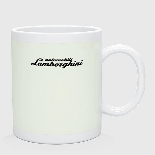 Кружка Lamborghini спина / Фосфор – фото 2