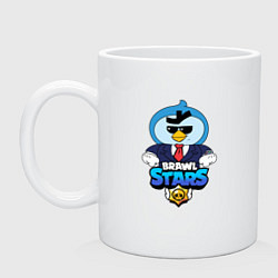 Кружка керамическая BRAWL STARS MRP, цвет: белый