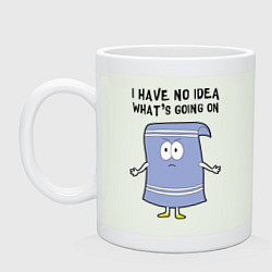 Кружка керамическая South Park, Полотенчик, цвет: фосфор