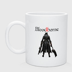 Кружка керамическая Bloodborne, цвет: белый
