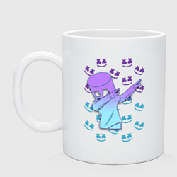 Кружка керамическая Fortnite,Marshmello, цвет: белый