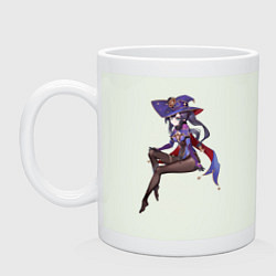 Кружка керамическая Милая Мона, цвет: фосфор