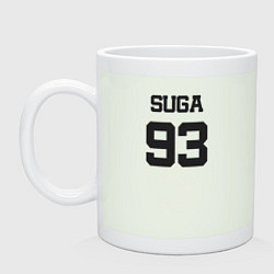 Кружка керамическая BTS - Suga 93, цвет: фосфор