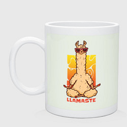 Кружка керамическая Llamaste, цвет: фосфор