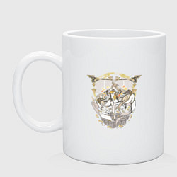 Кружка керамическая Нин Гуан, цвет: белый