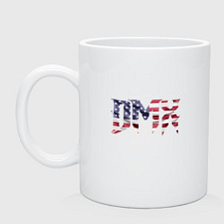 Кружка керамическая DMX USA, цвет: белый