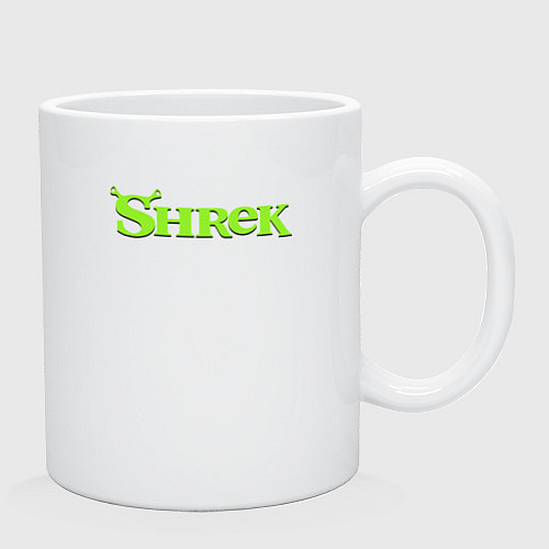 Кружка Shrek: Logo S / Белый – фото 2