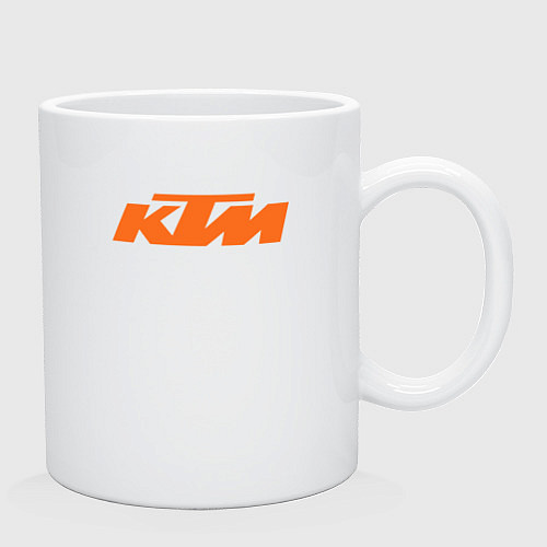 Кружка KTM READY TO RACE спина Z / Белый – фото 2