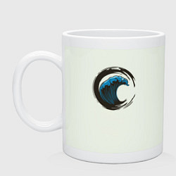 Кружка керамическая Enso Great Wave off Kanagawa, цвет: фосфор