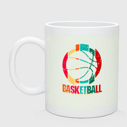 Кружка керамическая Color Basketball, цвет: фосфор