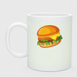 Кружка керамическая My Burger, цвет: фосфор