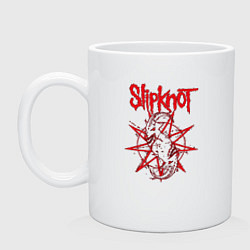 Кружка керамическая Slipknot Slip Goats Art, цвет: белый
