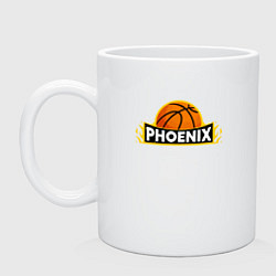 Кружка керамическая Phoenix Basketball, цвет: белый