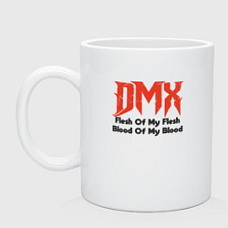 Кружка керамическая DMX - Flesh Of My Flesh, цвет: белый