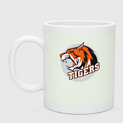 Кружка керамическая Sport Tigers, цвет: фосфор