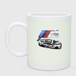 Кружка керамическая BMW Great Racing Team, цвет: фосфор