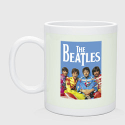 Кружка керамическая The Beatles - world legend!, цвет: фосфор
