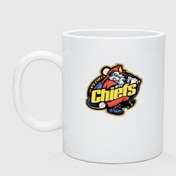 Кружка керамическая Peoria Chiefs - baseball team, цвет: белый