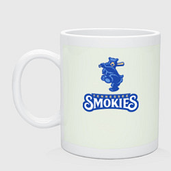 Кружка керамическая Tennessee smokies - baseball team, цвет: фосфор