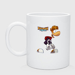 Кружка керамическая Rayman Legends Рэйман, цвет: белый