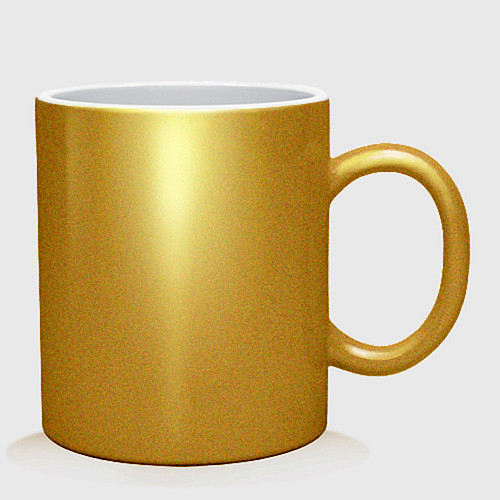 Кружка Shiba Inu Mona Lisa / Золотой – фото 2