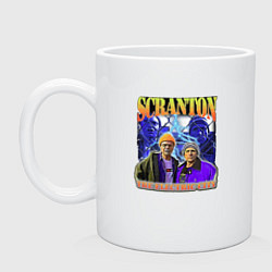 Кружка керамическая Scranton electric city, цвет: белый