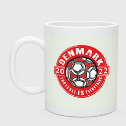 Кружка керамическая Denmark 2022, цвет: фосфор