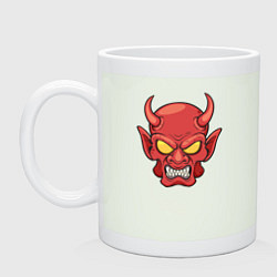 Кружка керамическая Devil Red, цвет: фосфор