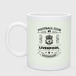 Кружка керамическая Liverpool: Football Club Number 1 Legendary, цвет: фосфор