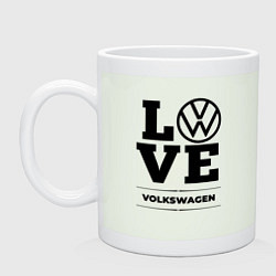 Кружка керамическая Volkswagen Love Classic, цвет: фосфор