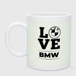 Кружка керамическая BMW love classic, цвет: фосфор