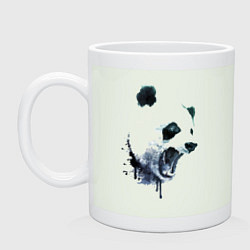 Кружка керамическая Свирепый панда - ярость, цвет: фосфор