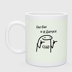 Кружка керамическая Мемасик CS:GO, цвет: фосфор