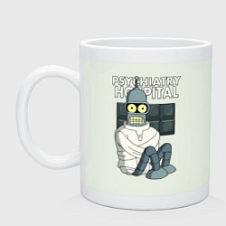 Кружка керамическая Bender - hospital, цвет: фосфор