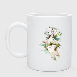 Кружка керамическая Нахида - Genshin Impact, цвет: белый