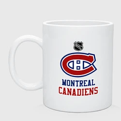 Кружка керамическая Монреаль Канадиенс - НХЛ, цвет: белый