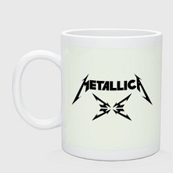 Кружка керамическая Metallica, цвет: фосфор