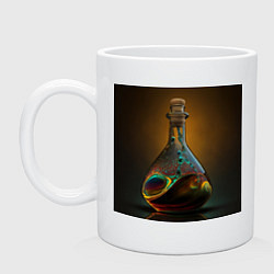 Кружка керамическая Волшебный сосуд, цвет: белый