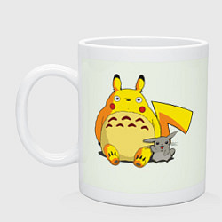 Кружка керамическая Pika Totoro, цвет: фосфор