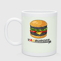 Кружка керамическая VAGburger tyres, цвет: фосфор