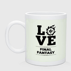 Кружка керамическая Final Fantasy love classic, цвет: фосфор