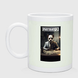 Кружка керамическая Payday 3 bulldog, цвет: фосфор