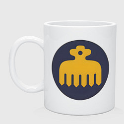 Кружка керамическая Клан Имагава Total War: Shogun 2, цвет: белый