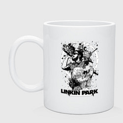 Кружка керамическая Linkin Park all, цвет: белый