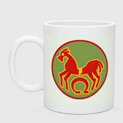 Кружка керамическая Сеноны Total War: Rome II, цвет: фосфор