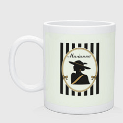 Кружка керамическая Марианна, цвет: фосфор