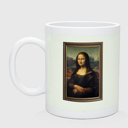 Кружка керамическая Mona Lisa - original, цвет: фосфор