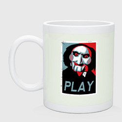 Кружка керамическая Play saw, цвет: фосфор