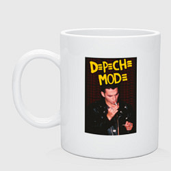Кружка керамическая Depeche Mode Dave, цвет: белый