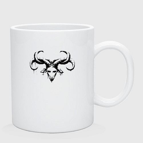 Кружка Демон сатана / Белый – фото 2